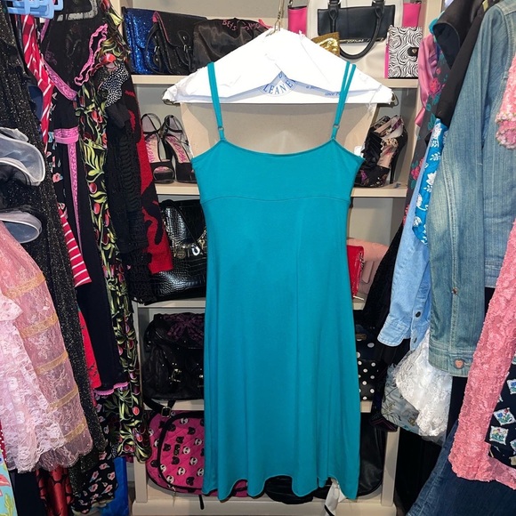 VTG Betsey Johnson Teal Dress - Picture 4 of 6